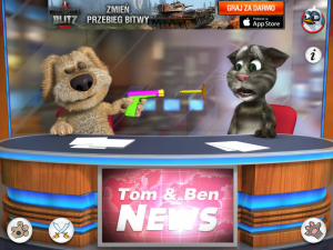 подивіться гру   Talking Tom & Ben News