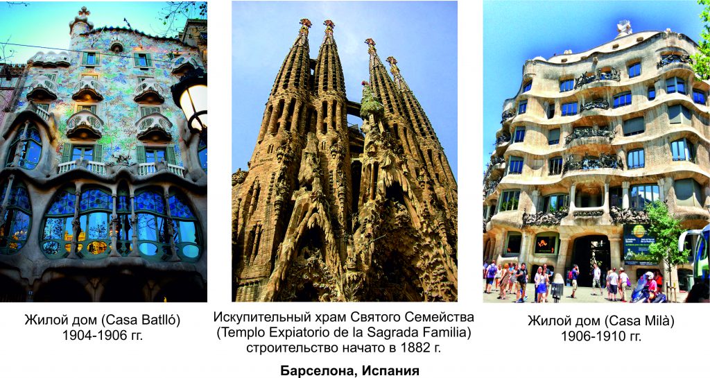 Архітектурні твори здобули всесвітню популярність;  сім з них внесені до списку Всесвітньої спадщини ЮНЕСКО